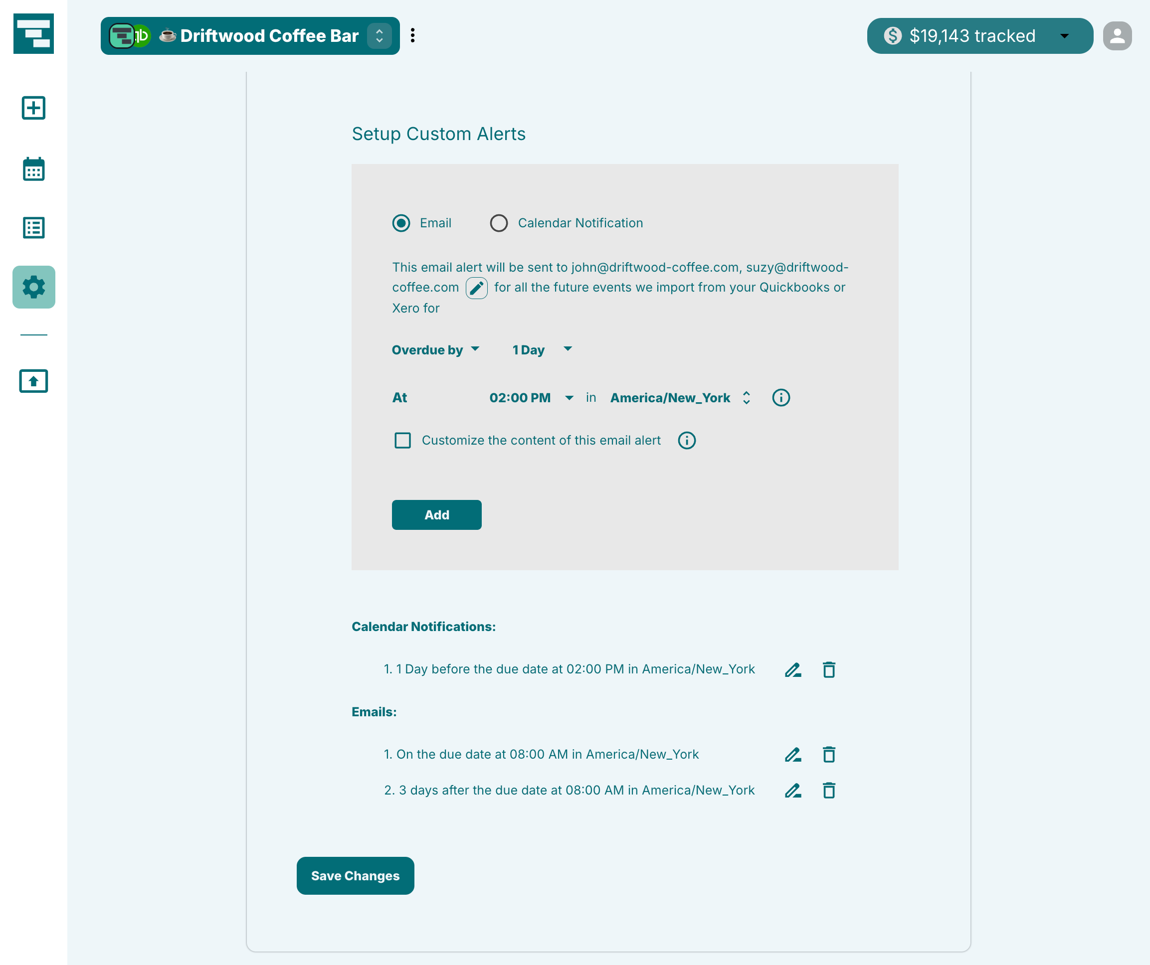 Timezone-aware reminders